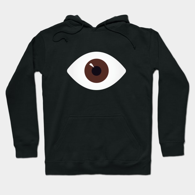 eye of brown Hoodie by directdesign